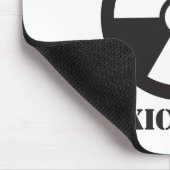 警告-有毒廃棄物 マウスパッド (コーナー)