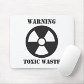 警告-有毒廃棄物 マウスパッド (マウス)