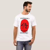 警告!津波サムライ! Tシャツ (正面フル)