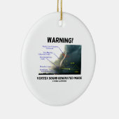 警告! 渦の音によって発生させる内部(トルネード) セラミックオーナメント (右)