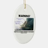 警告! 渦の音によって発生させる内部(トルネード) セラミックオーナメント (右)
