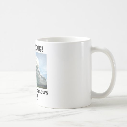 警告! 火成砕屑岩の流れの内部(火山学) コーヒーマグカップ (右)