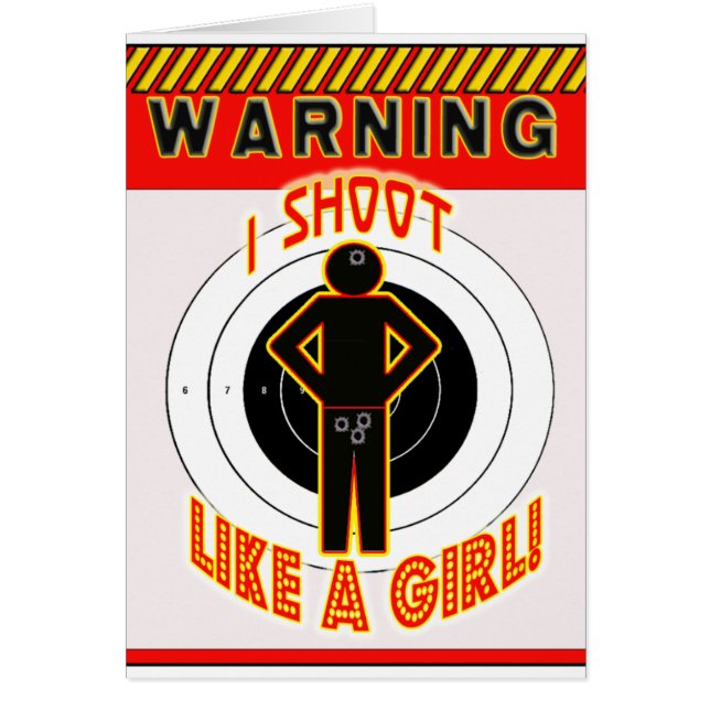 警告! 私は女の子のように撃ちます! (正面)