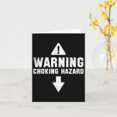 警告: 窒息の危険性 コスチューム 面白い 簡単 ハロウィン カード (黄色い花)