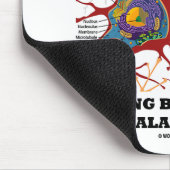 警告! 警急率の負けた脳細胞 マウスパッド (コーナー)