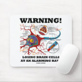 警告! 警急率の負けた脳細胞 マウスパッド (マウス)