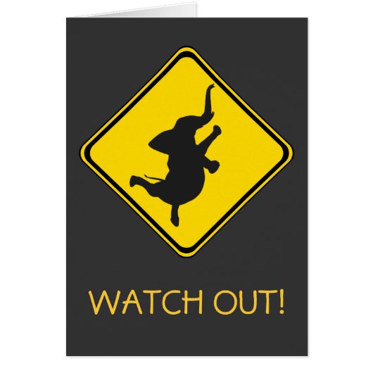 警告：踊りゾウ興！ (正面)