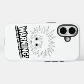 警告!高電圧、低忍耐、フィルターなし! Case-Mate iPhoneケース (裏面 (横))