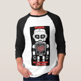 警告:AIについて話すかも Men's 3/4袖ラグラン Tシャツ
