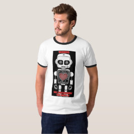 警告:AIについて話す可能性があります メンズリンガーTシャツ Tシャツ