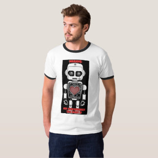 警告:AIについて話す可能性があります メンズリンガーTシャツ Tシャツ