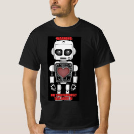 警告:AIについて話す可能性があります Men's Black Tシャツ