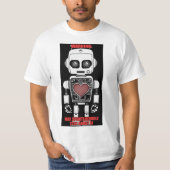 警告:AIについて話す可能性があります Men's White Tシャツ (正面)