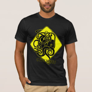 警告: CthulhuのTシャツ Tシャツ