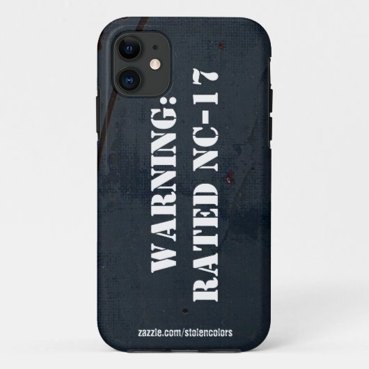警告:NC-17指定 Iphone 5 カバー (裏面)