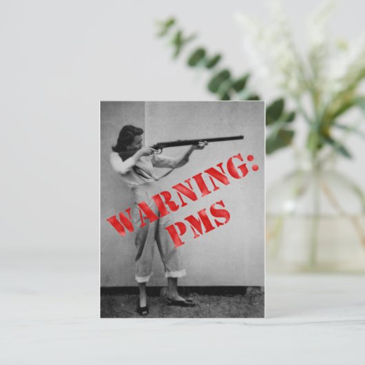 警告:PMS ポストカード (スタンド正面)