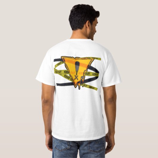 警告 Tシャツ (裏面フル)
