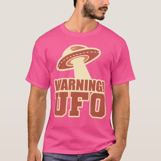 警告:UFO・Ufology ギフト ヴィンテージ Tシャツ (正面)
