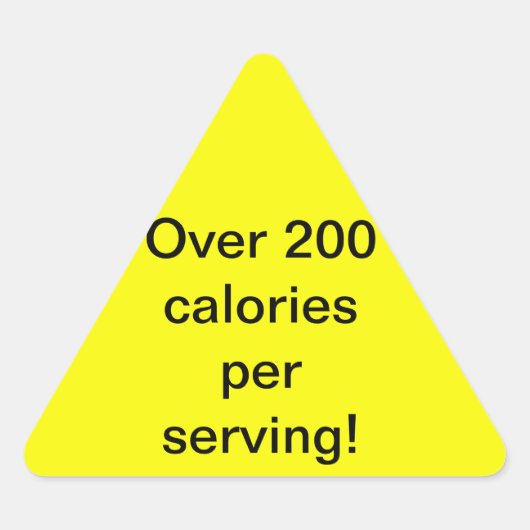 警告「untouchables」のラベル 三角形シール (正面)