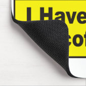 警告s – コーヒー マウスパッド (コーナー)