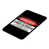 警告s – ゾンビの発生 マグネット (左側)