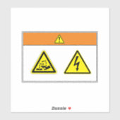 警告s/Chemical Hazardラベル シール (シート)