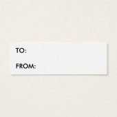 「警告s: Don't Open Until Christmas」プレゼントラベル (裏面)