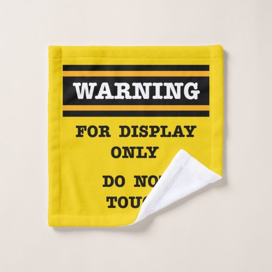 警告s for DisplayのみTouch ウォッシュタオル (ウォッシュタオル)