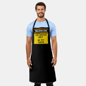 警告s for DisplayのみTouch エプロン (着用した状態)