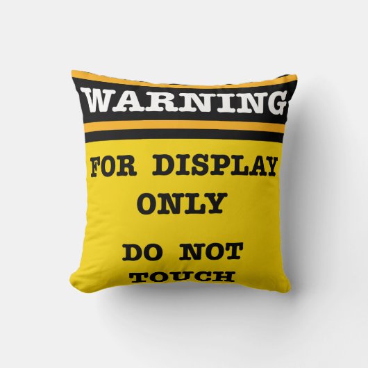 警告s for DisplayのみTouch クッション (正面)