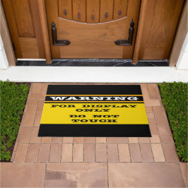 警告s for DisplayのみTouch ドアマット