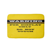 警告s for DisplayのみTouch バスマット (正面)