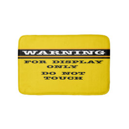 警告s for DisplayのみTouch バスマット