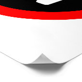 警告touchしないベビー ポスター (角)