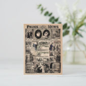 警図解入りの、写真付きの察ニュースJack the Ripper ポストカード (スタンド正面)