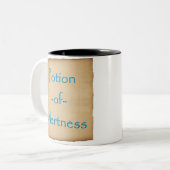 警報のマグ(パピルス、羊皮紙)の一服 ツートーンマグカップ (正面左)