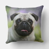 警報の子鹿のパグ クッション (裏面)