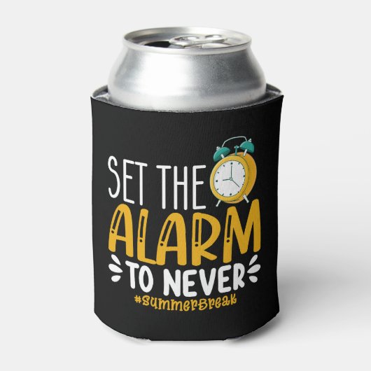 警報を学校の最後おもしろいの日に設定する 缶クーラー (缶正面)