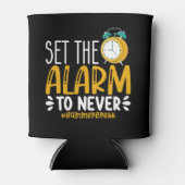 警報を学校の最後おもしろいの日に設定する 缶クーラー (正面)