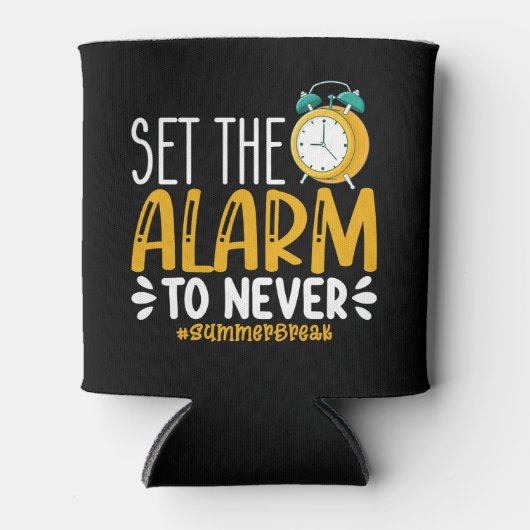 警報を学校の最後おもしろいの日に設定する 缶クーラー (正面)