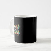 警報懸命及び認識度デザイン コーヒーマグカップ (正面左)