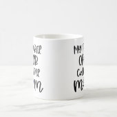 警官お気に入りのは私をママ警察のギフトと呼ぶ コーヒーマグカップ (中央)