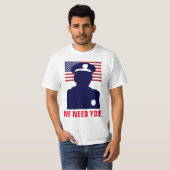 警官が必要だ Tシャツ (正面フル)