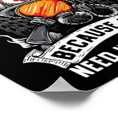 警官が消防士にヒーローを必要とするので消防士 ポスター (角)