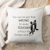 警官が贈り物をジョークにする クッション (ブランケット)