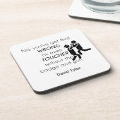 警官が贈り物をジョークにする コースター (左側)