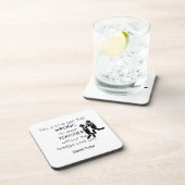 警官が贈り物をジョークにする コースター (右側)