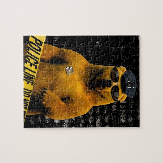 警官くま! ジグソーパズル (横)