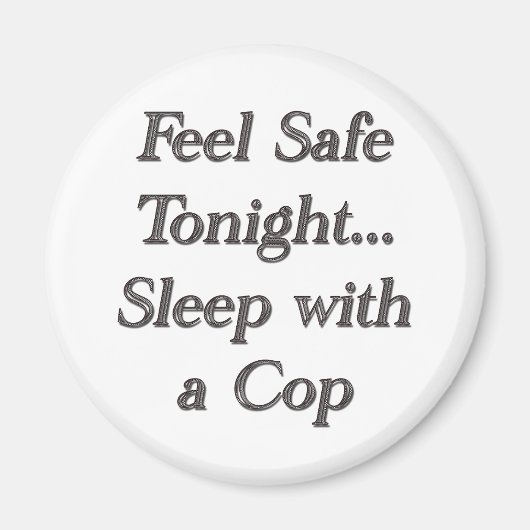 警官と一緒に寝る マグネット (正面)