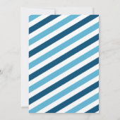 警官と強盗の誕生日パーティーの招待 招待状 (裏面)